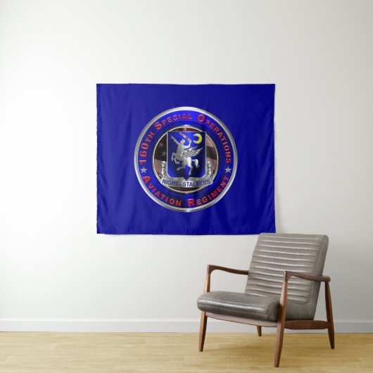 160th Special Operations Aviation NIGHT STALKERS Wandkleed (In Situ (horizontaal))