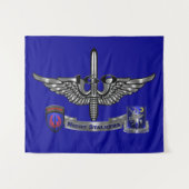 160th Special Operations Aviation NIGHT STALKERS Wandkleed (Voorkant (horizontaal))