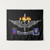 160th Special Operations Aviation NIGHT STALKERS Wandkleed (Voorkant (horizontaal))