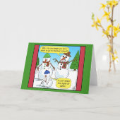 1611 Ik kan de aanblik van water Cartoon niet verd Kaart (Gele Bloem)