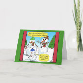 1611 Ik kan de aanblik van water Cartoon niet verd Kaart (Voorkant)