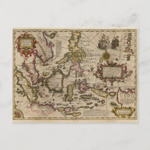 1613 Renaissance Map Briefkaart