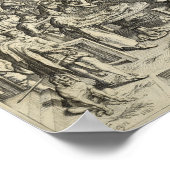 1616 sectie Anatomie afdrukken Poster (Hoek)