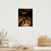 1617 (olie op doek) poster (Keuken)
