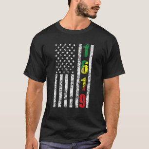 1619 Onze Ancestoren Afrikaanse Amerikaanse Pride  T-shirt