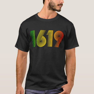 1619  zwarte geschiedenismaand Onze voorouders T-shirt