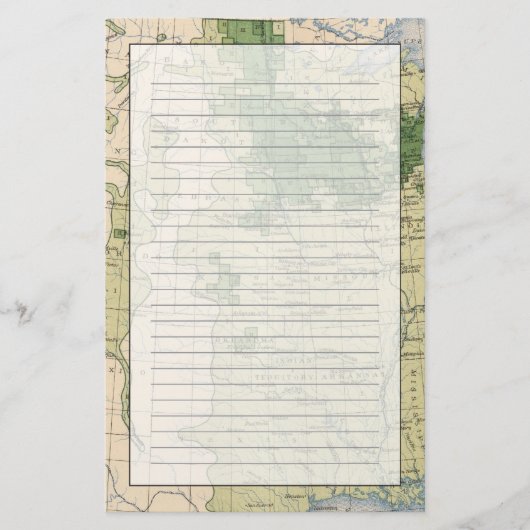 161 Gerst/vierkante mijl Briefpapier (Voorkant)