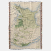 161 Gerst/vierkante mijl Deken (Voorkant Verticaal)