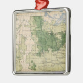 161 Gerst/vierkante mijl Metalen Ornament (Links)