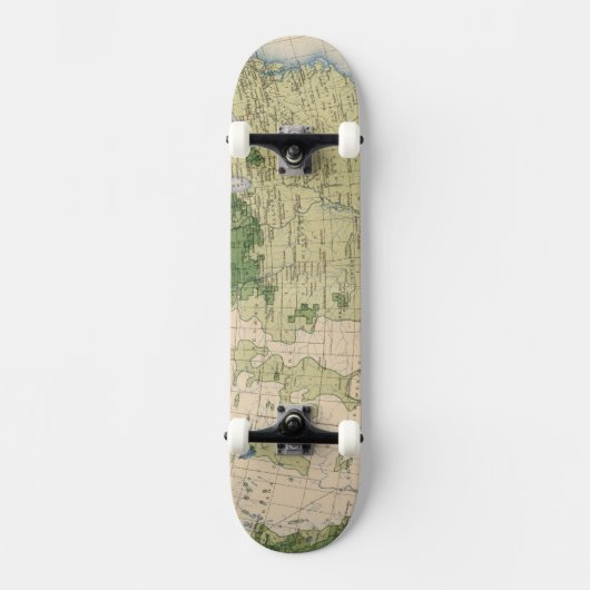 161 Gerst/vierkante mijl Skateboard (Voorkant)