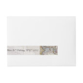 1626 Wereldkaart Omwikkelbaar Adreslabel (Voorkant)