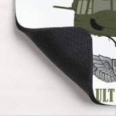 162e AHC met vleugels en UH-1-helikopter Muismat (Hoek)