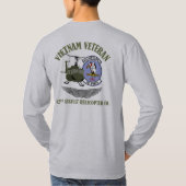 162e AHC met vleugels en UH-1-helikopter T-shirt (Achterkant)