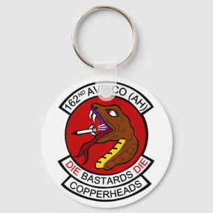 162nd Avn Co. (AH) Copperheads Sleutelhanger