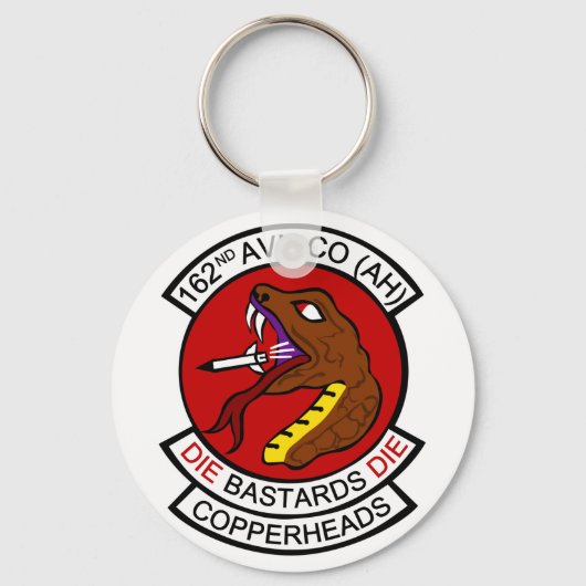 162nd Avn Co. (AH) Copperheads Sleutelhanger (Voorkant)