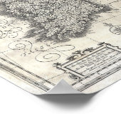 1631 Blaeu Map of the England, Scotland & Ireland Poster (Hoek)