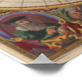 1633 Nova Totius Terrarum Orbis Geographica Poster (Hoek)