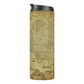 1635 Wereldkaart:  stijl Thermosbeker (Geroteerd rechts)