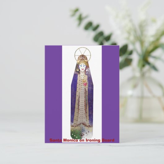 1641, Santa Monica op Ironing Board Briefkaart (Staand voorkant)