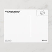 1641, Santa Monica op Ironing Board Briefkaart (Achterkant)