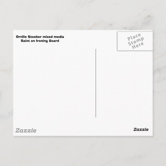 1641, Santa Monica op Ironing Board Briefkaart (Achterkant)