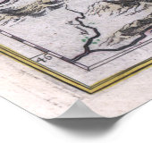 1647 Transsylvanië-kaart Poster (Hoek)
