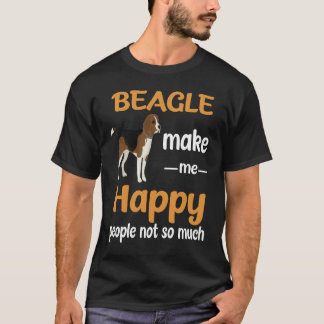 164 Beagle Maak me blij T-shirt