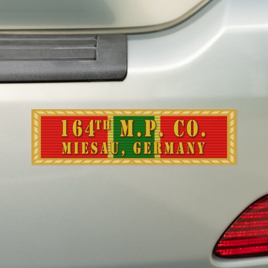 164e MP Co. Superior Unit Award Bumpersticker (Op auto)