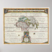1650 Jansson Kaart van de Oude Wereld