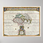 1650 Jansson Map of the Ancient World Poster (Voorkant)
