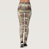 1652 Kaart van de wereld, Wereldkaart Doncker Zee  Leggings (Achterkant)