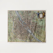  1657 Paris Stadsplattegrond Wandkleed (Voorkant (horizontaal))