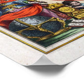 1660 Celsiale kaart Poster (Hoek)