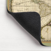 1660 Frederick de Wit Oude Wereldkaart Mousepad Muismat (Hoek)