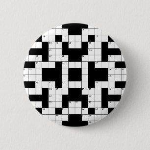 16640-crossword-puzzle-vector CROSSWORD PUZZZLE VE Ronde Button 5,7 Cm