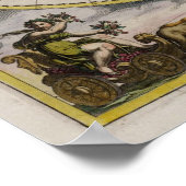 1664 Kaart van de wereld Poster (Hoek)