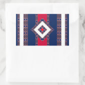 167 RECHTHOEKIGE STICKER (Tas)