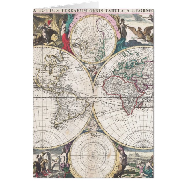 1685 Bormeester Wereldkaart (Voorkant)