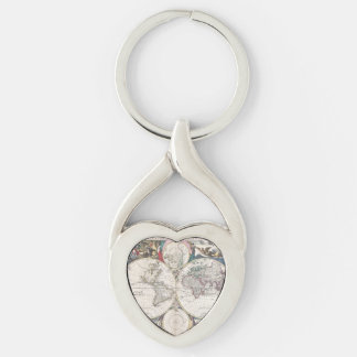 1685 Bormeester Wereldkaart Sleutelhanger