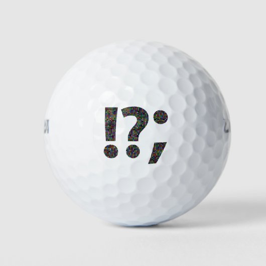 1686vraagteken golfballen (Voorkant)