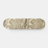 1688 Griekenland / Griekse kaart van de Peloponnes Skateboard (Horizontaal)