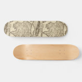 1688 Griekenland / Griekse kaart van de Peloponnes Skateboard (Horizontaal)