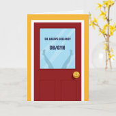 #168 gelukkige Verjaardag Kaart (Gele Bloem)