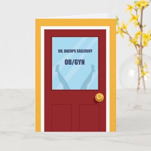 #168 gelukkige Verjaardag Kaart (Gele Bloem)