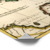 1690 Kaart van het oostelijke Middellandse-Zeegebi Poster (Hoek)