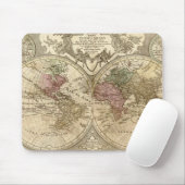 1690 Oude Guillaume-Wereldkaart Muismat (Met muis)