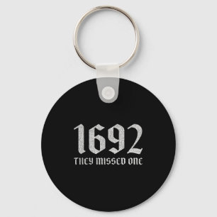 1692 miste één grappige halloween heks donkere hum sleutelhanger
