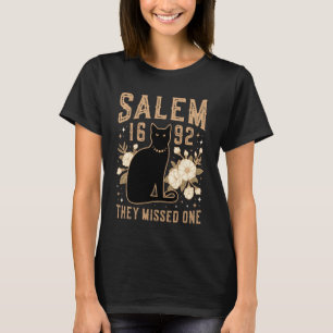 1692 Ze Misten Eén Shirt Salem Heksenprocessen Zwa