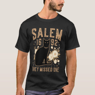 1692 Ze Misten één Shirt Salem Heksenprocessen Zwa