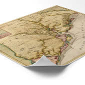 1696 Carolina Map Poster (Hoek)